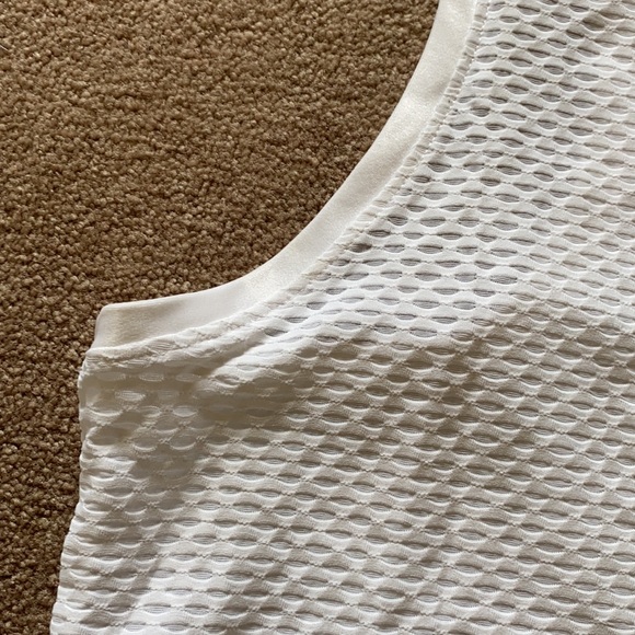 Koral Mesh Workout Tank in White - Picture 4 of 8